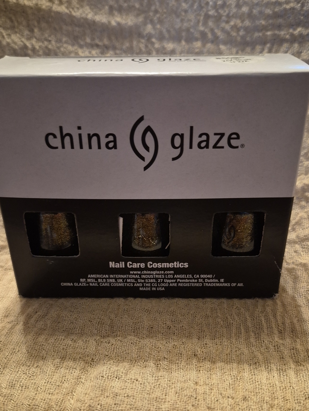 3 For $5 Gold Glitter Nail Polish